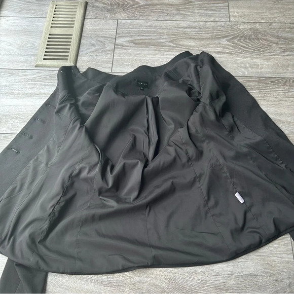 Tobias Black Military Style Button Down  Fitted Blazer - Picture 10 of 16